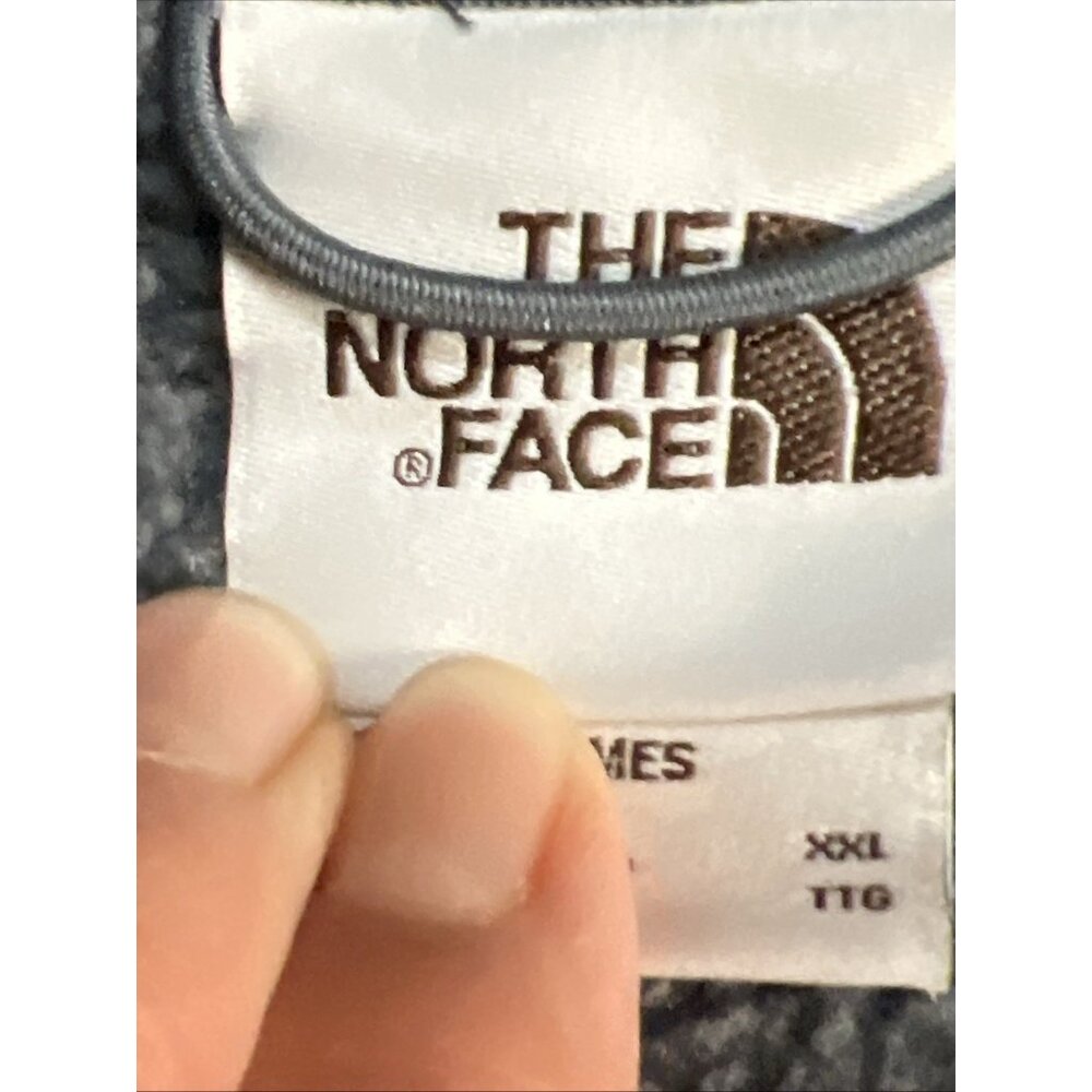 The North Face Gordon Lyons 1/4 Zip Men’s XXL Gray Sweater 2XL Fleece Pocket - Picture 8 of 16